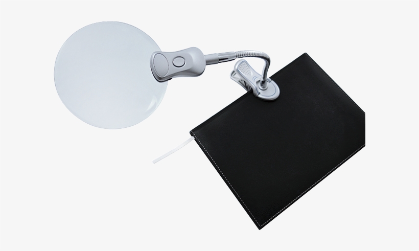 Taiwan Novel Bifocal Lens Led Desktop Lamp Magnifying - Paper, transparent png download