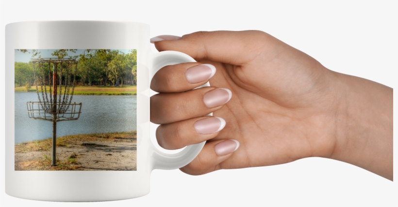 Load Image Into Gallery Viewer, Disc Golf Basket With - Mug, transparent png download