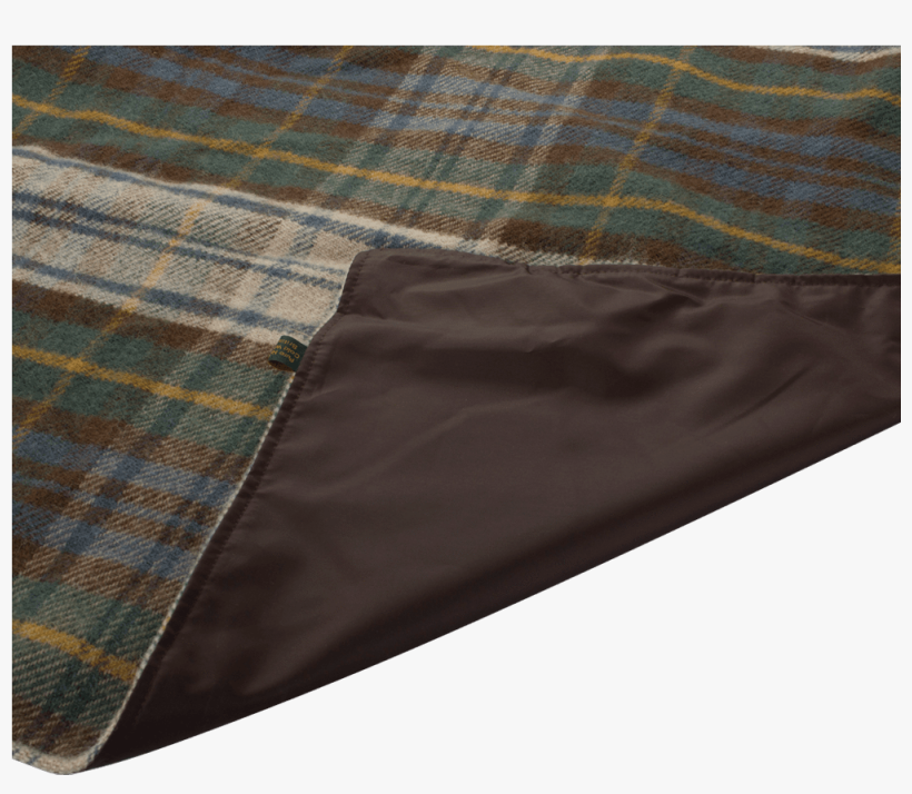 Valiant Kew Cedar Green Brown Picnic Blanket Unfolded - Tartan, transparent png download