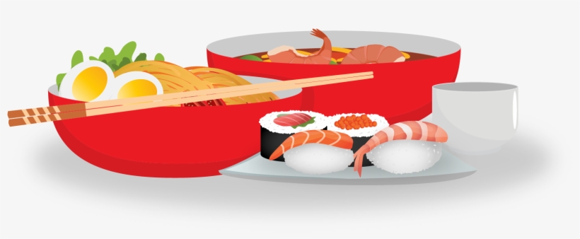 Chinese Clipart Chinese Buffet - Суши Вектор Пнг, transparent png download