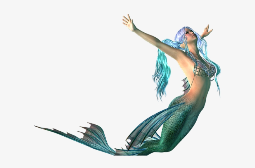 Mermaid Png Transparent Images - Mermaid, transparent png download