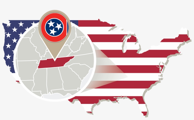 Connecting Tennessee's Troopers To Each Other As Well - Tennessee State Flag, transparent png download
