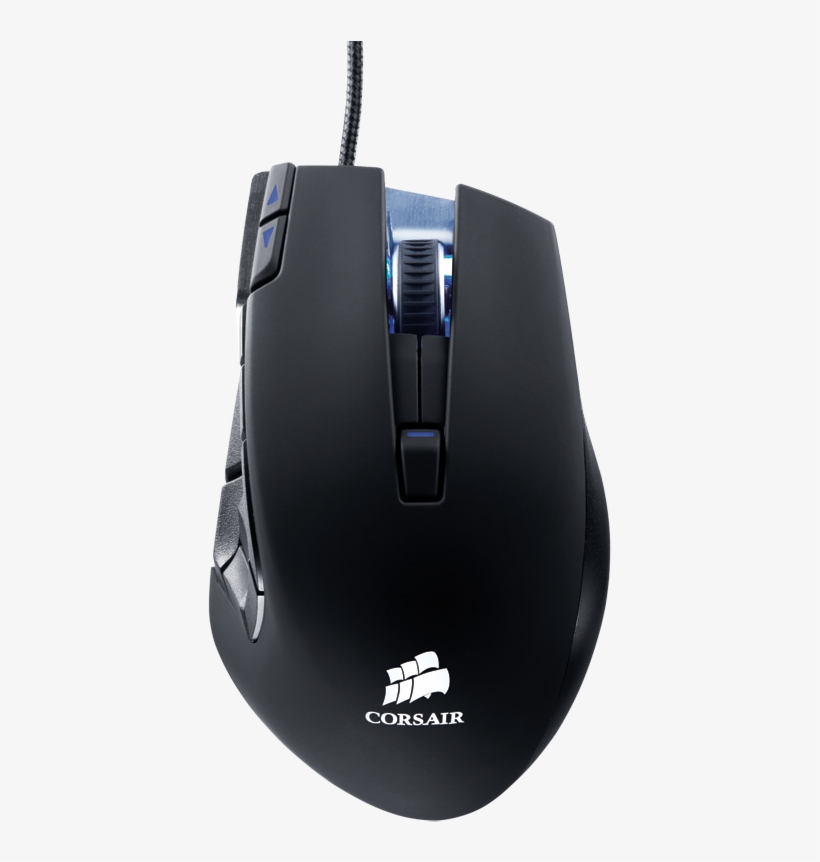 01-m95 Black Top Lit - Corsair マウス, transparent png download