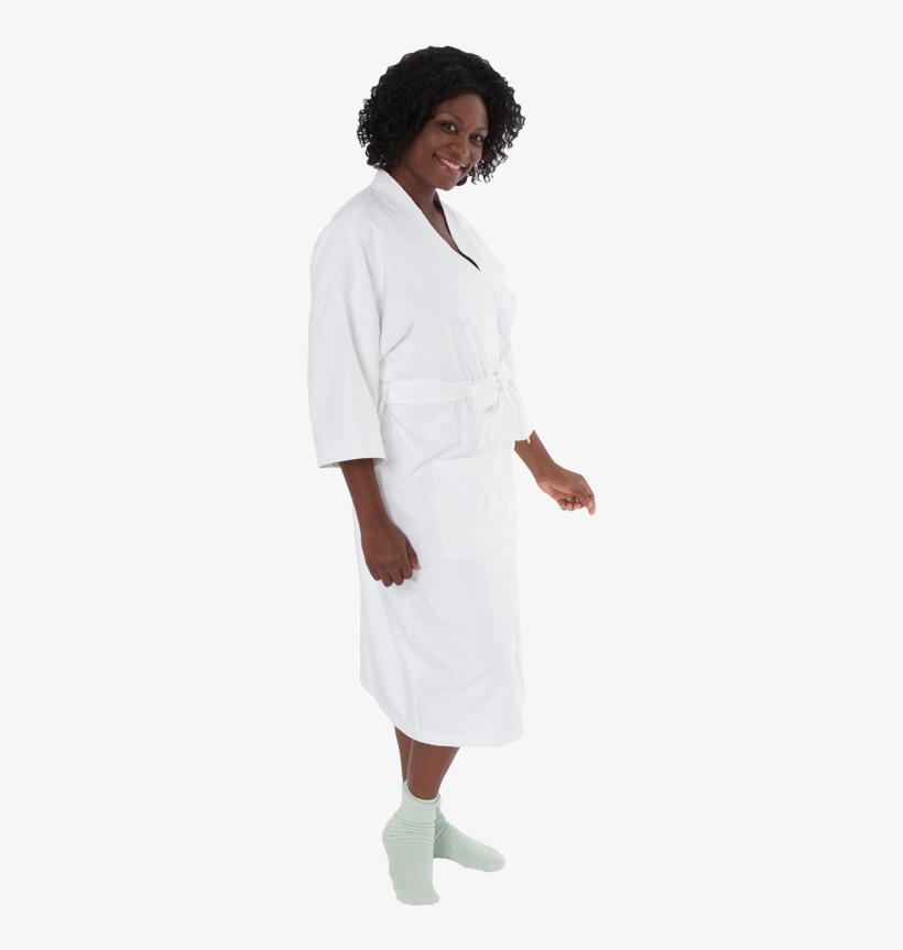 With A Wrap-around Attached Belt, A Generous Cut And - Nurse, transparent png download
