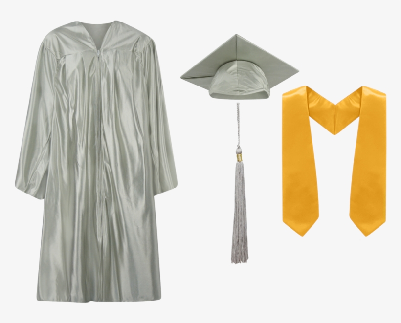 Silver - Gown, transparent png download