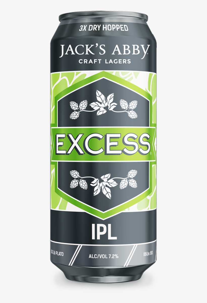 Jack's Abby Excess India Pale Lager - Jack's Abby Excess Ipl, transparent png download