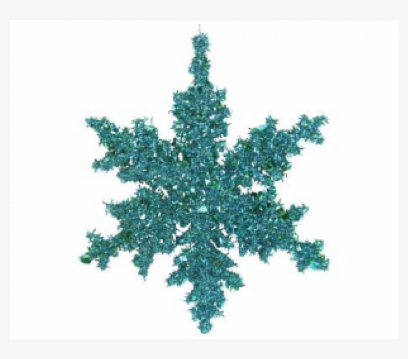 Peacock Sparkle Snowflake Dec - Pine Family, transparent png download