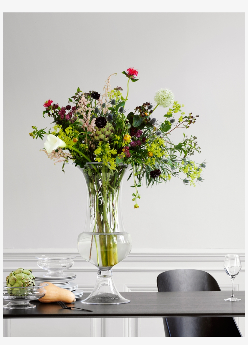 Old English Vase Clear H60 Old English - Holmegaard Vase, transparent png download