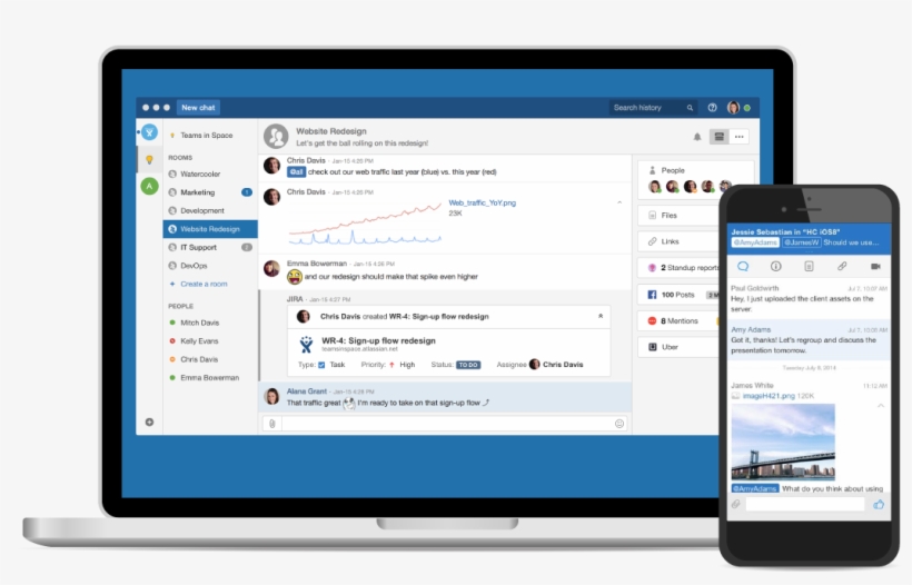 But Unlike Skype, Hipchat Doesn't Allow Users To Go - Slack Alternative, transparent png download