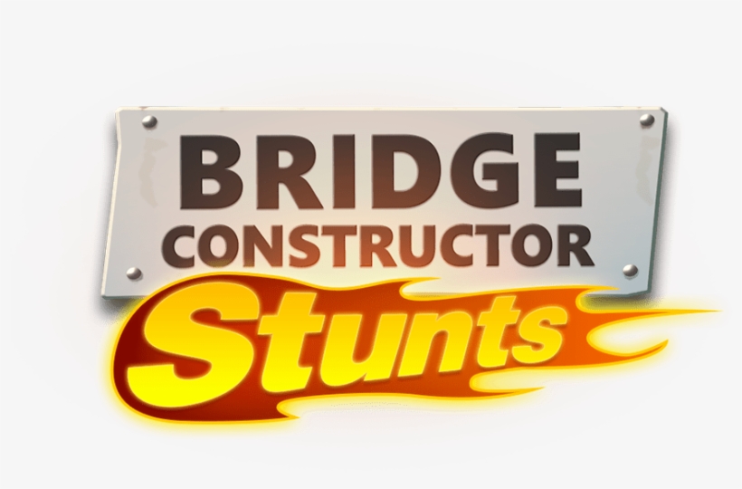 Headup Games Proudly Announces Bridge Constructor Stunts - Signage, transparent png download