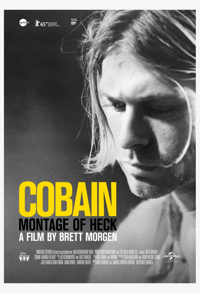 Morisson Und Jimi Hendrix War Kurt Cobain, Sänger Und - Cobain Montage Of Heck Poster, transparent png download