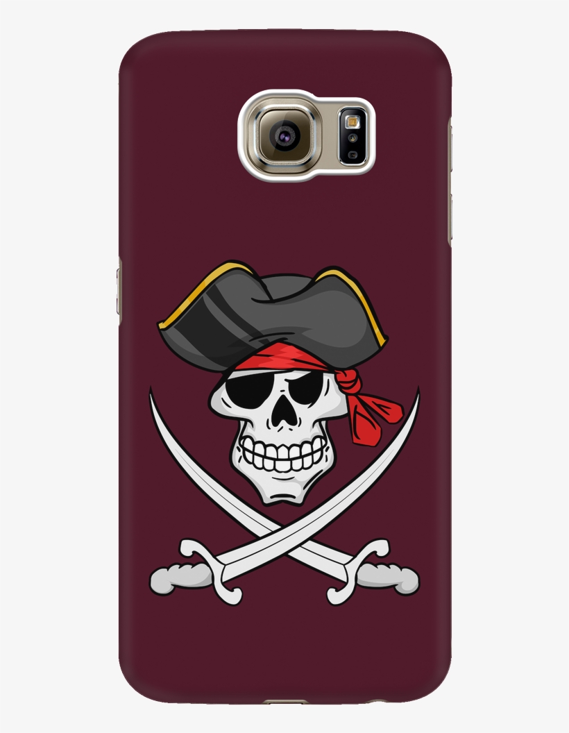 Pirate Skull Phone Case For Samsung, Funny Pirate Gifts - Smartphone, transparent png download