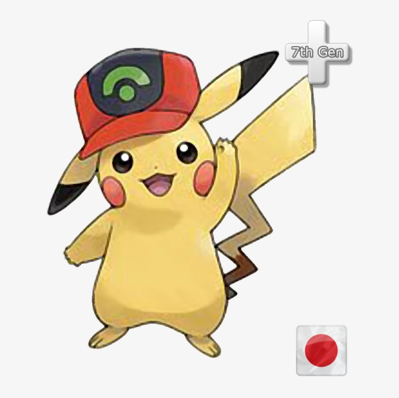 800 X 800 11 - Pikachu With Ash Hat, transparent png download