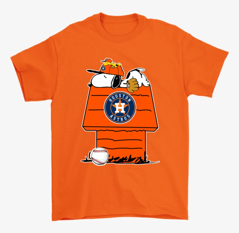 Houston Astros Snoopy And Woodstock Resting Together - Houston Astros, transparent png download