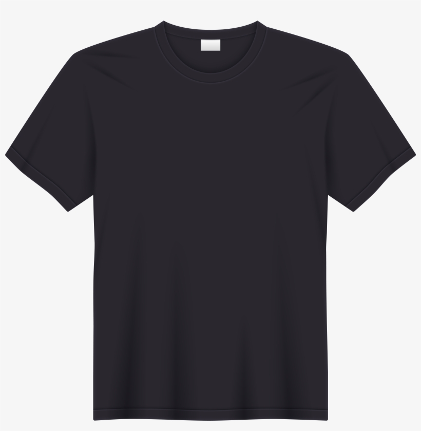Black T Shirt Png Clip Art, transparent png download