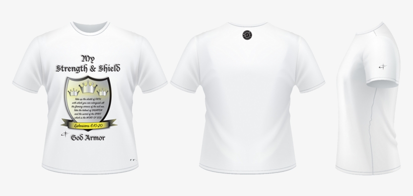 Gods Armor Mens T Shirt White - Active Shirt, transparent png download