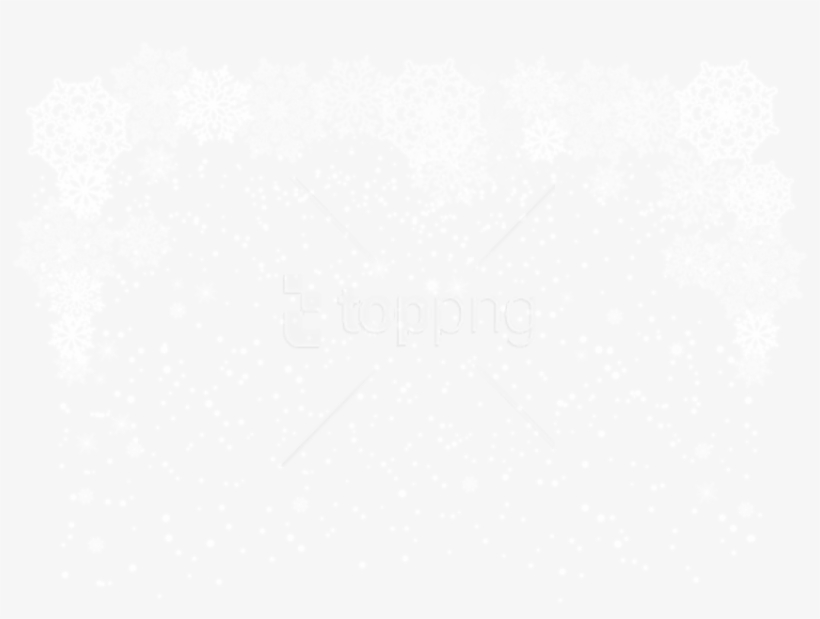 Free Png Snowflake Snow Decor Png Images Transparent - Snowflake Border Png Transparent, transparent png download