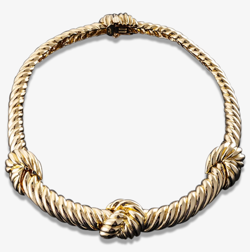 David Webb Gold Knot Necklace - Bracelet, transparent png download