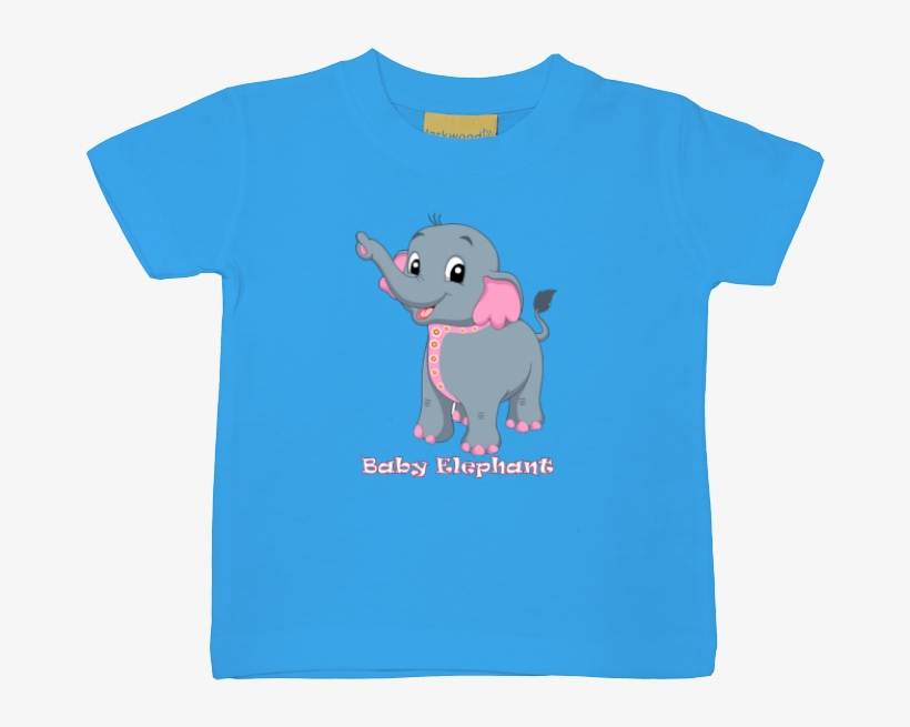 Baby Elephant Baby/ Toddler T-shirt - T-shirt, transparent png download