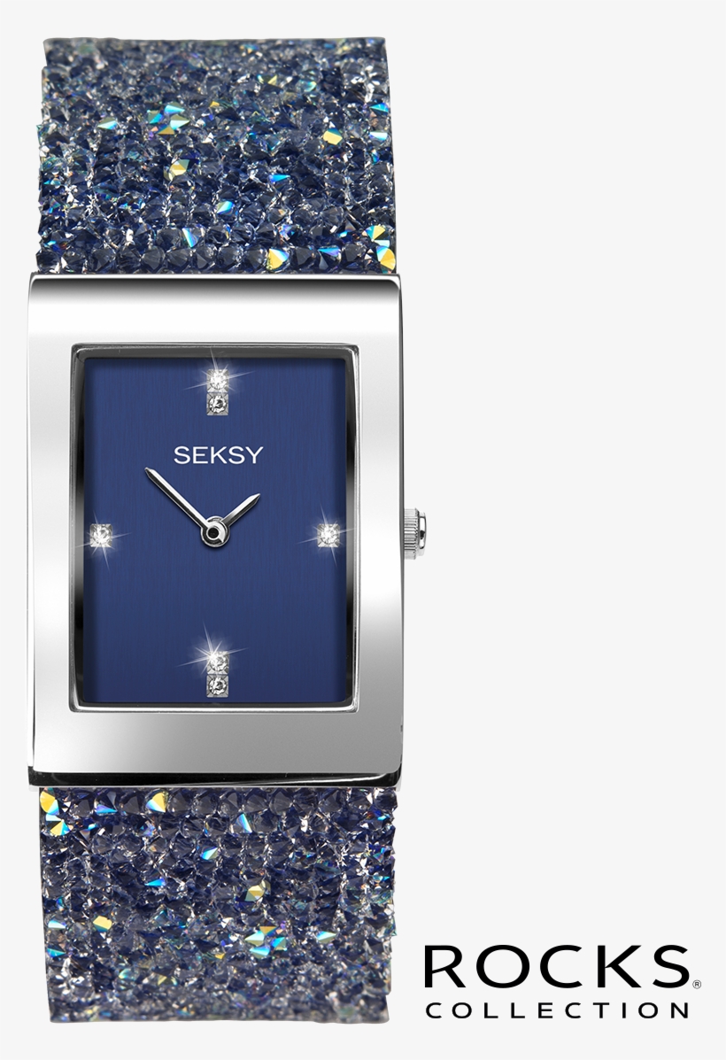 Seksy Rocks® Stone Set Bracelet Watch, transparent png download