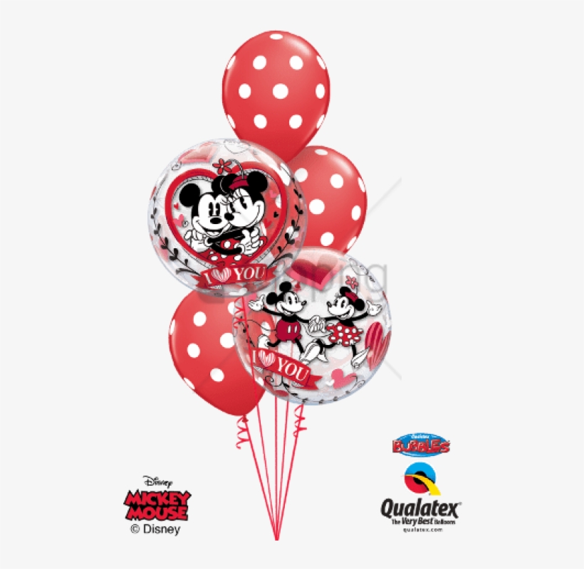 Free Png Mickey & Minnie Polka Dots - Qualatex, transparent png download