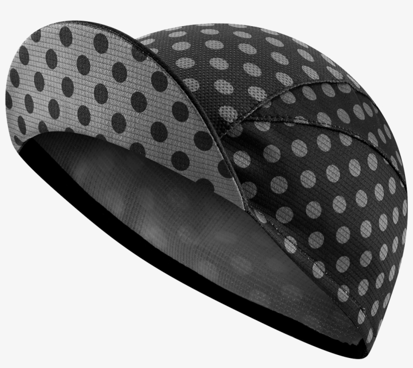 Lightweight Cycling Cap - Polka Dot, transparent png download