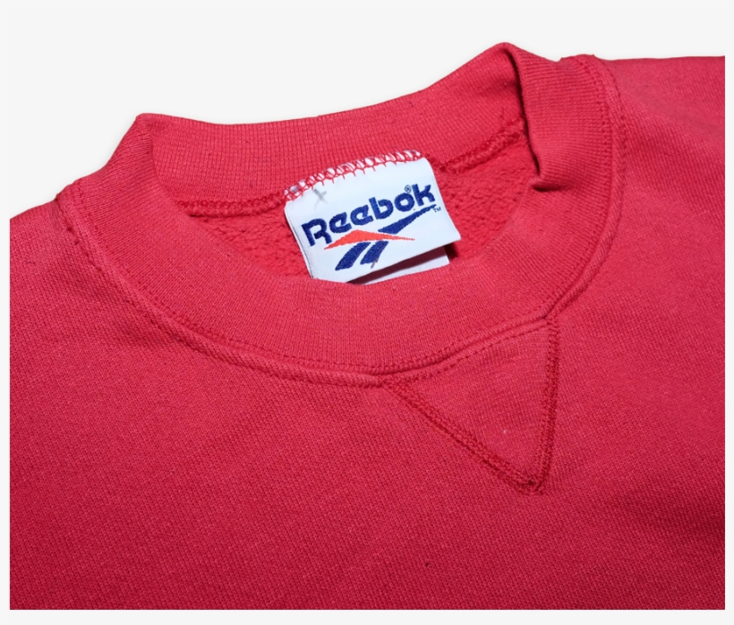 Vintage Reebok Big Logo Sweatshirt - Polo Shirt, transparent png download