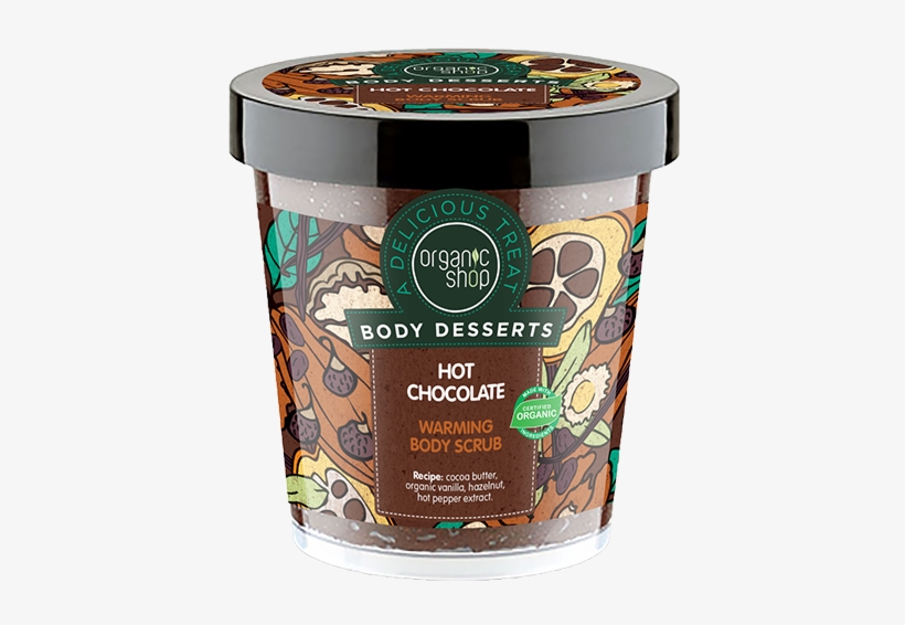 Organic Shop Body Desserts Hot Chocolate Warming Body - Organic Shop Hot Chocolate, transparent png download