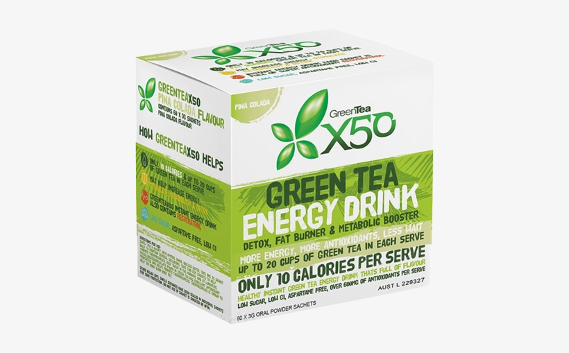X50 Green Tea - Green Tea X50 Tropical, transparent png download