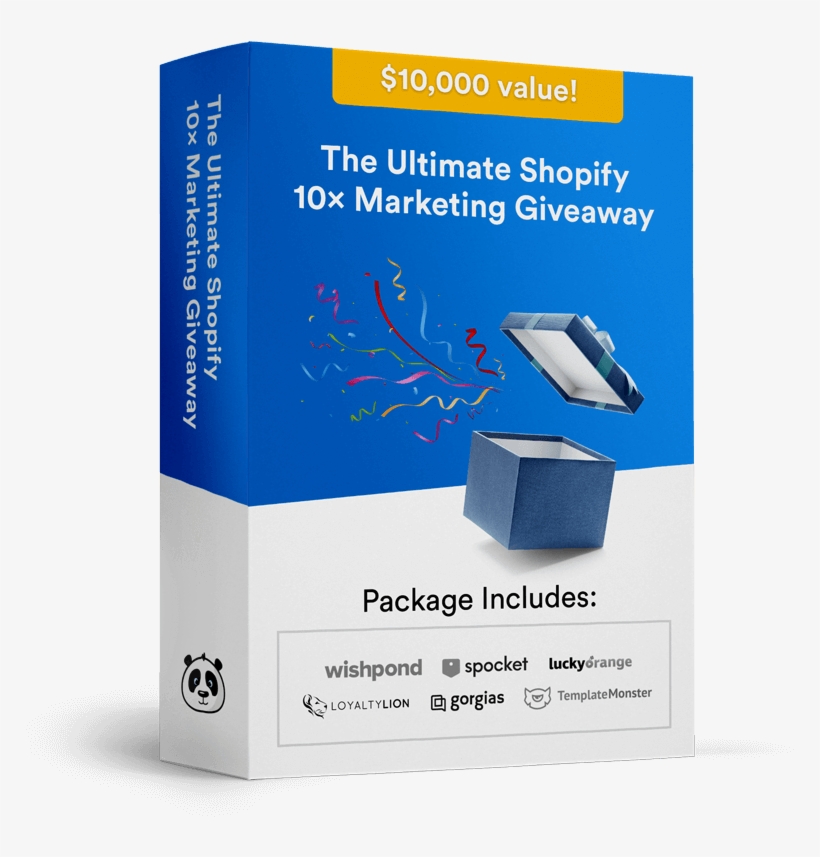 The Ultimate Shopify 10× Marketing Giveaway - Box, transparent png download