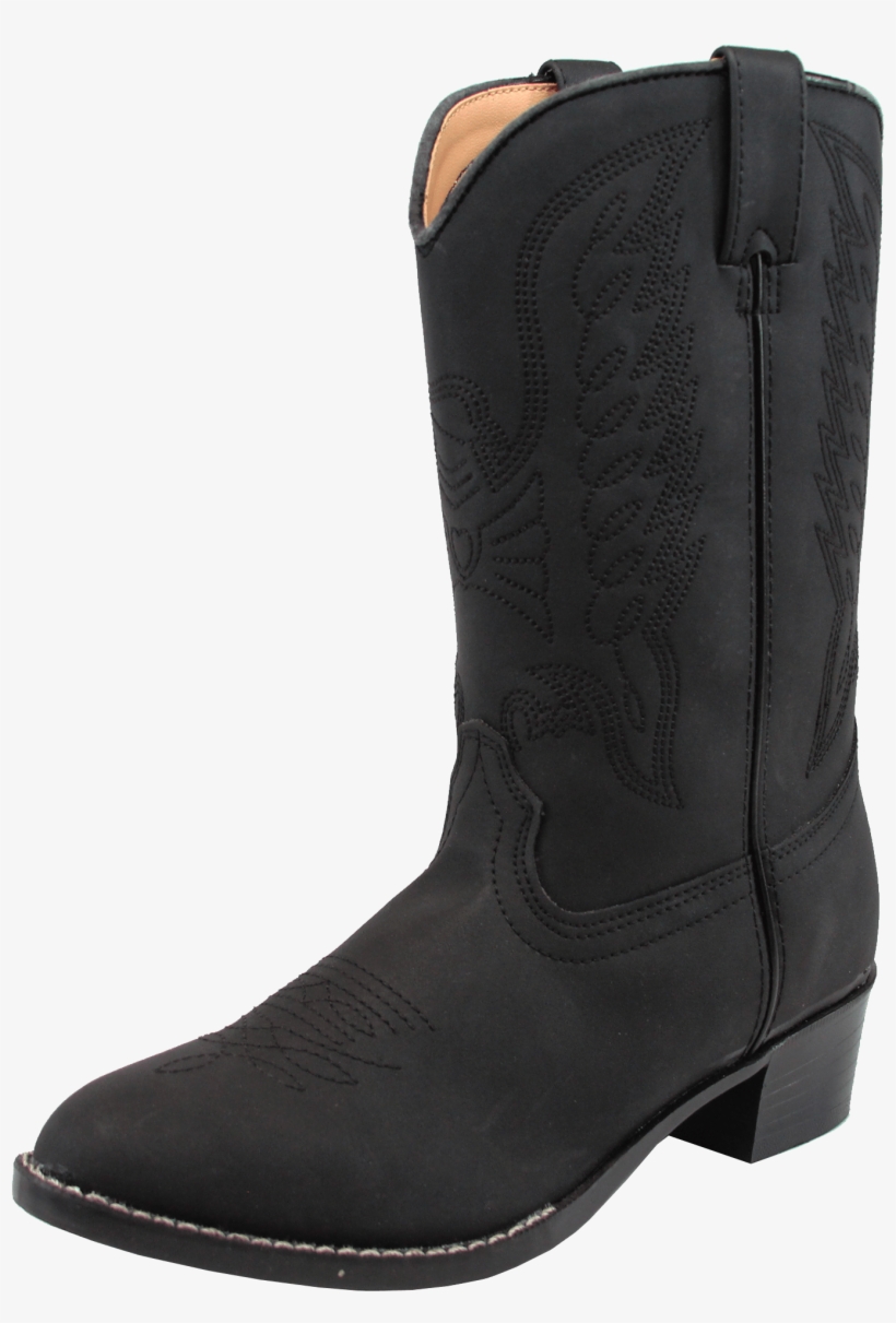 Cowboy Boot Png - Black Western Boots, transparent png download