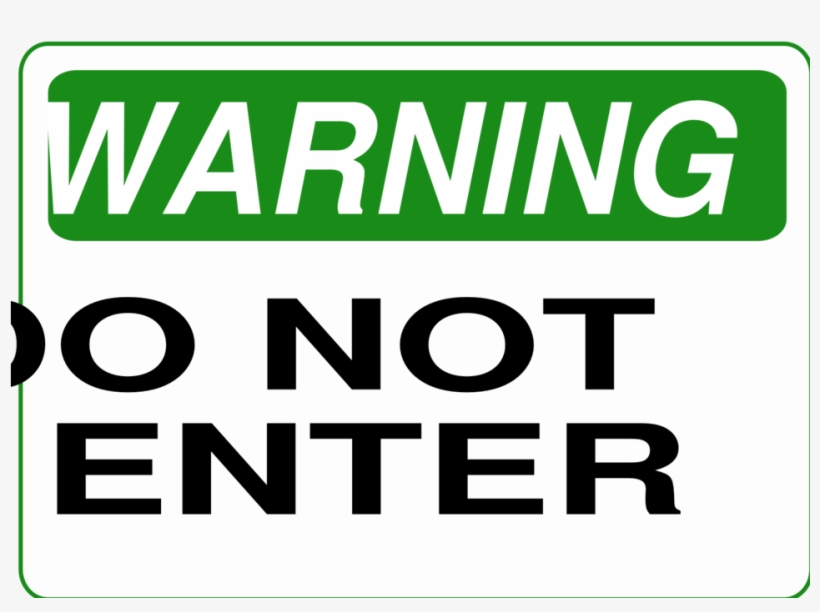 Do Not Enter - Oval, transparent png download