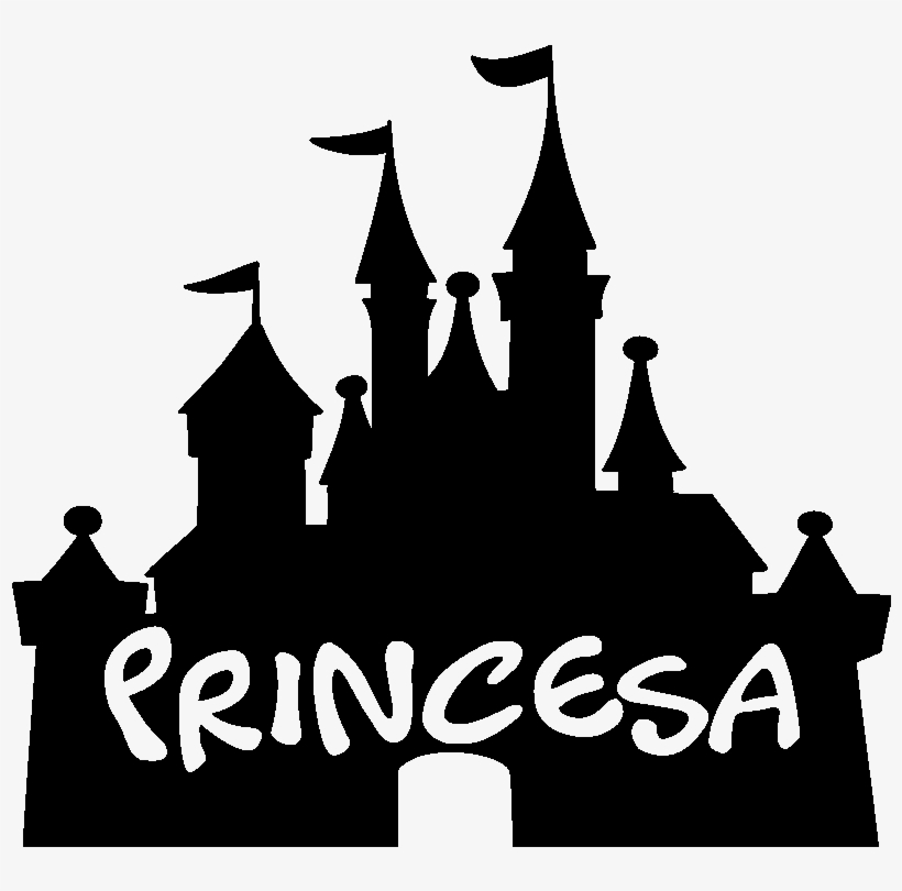 Sticker Princesse Chateau Princesa Ambiance Sticker - Disney Castle Silhouette, transparent png download