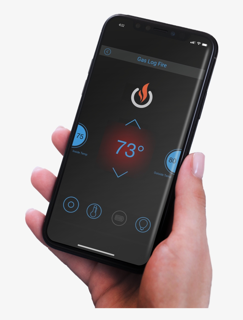 Iflame Woman Holding Phone 1000px - Smartphone, transparent png download