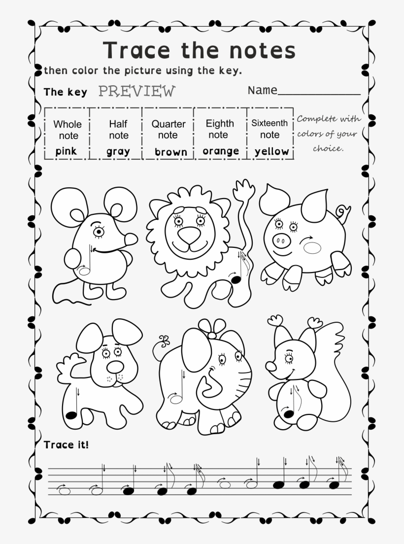 Duo Color Music Note Sign To Sound Rhythm Vector Illustration - Cartoon, transparent png download