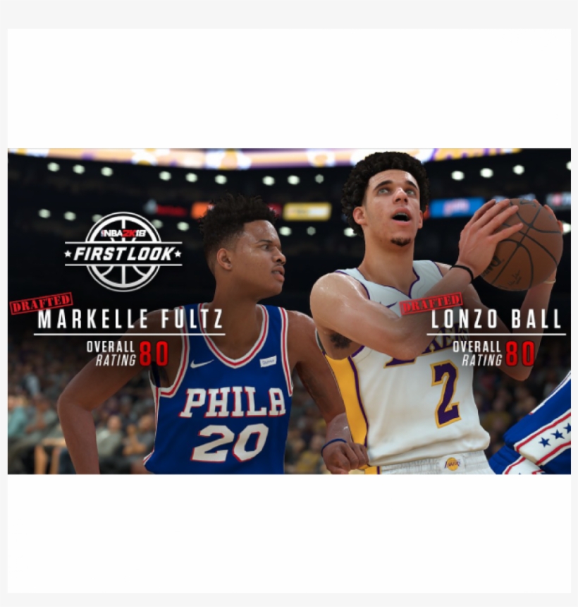Lonzo Ball Nba 2k19 Rating, transparent png download