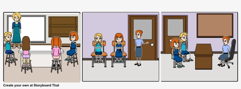 School Drama - Cartoon, transparent png download