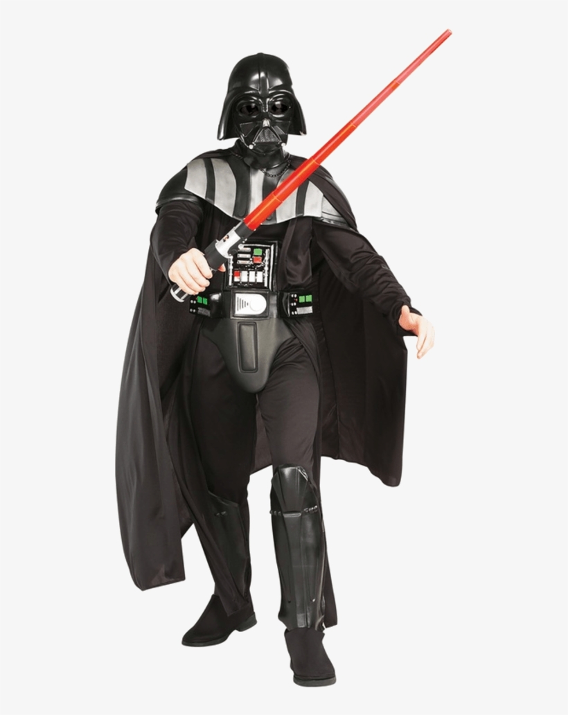 Deluxe Star Wars Darth Vader Costume - Man Darth Vader Costume, transparent png download