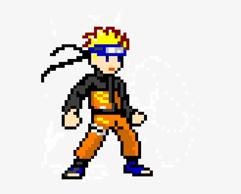 Naruto - Pixel Arts Do Naruto, transparent png download