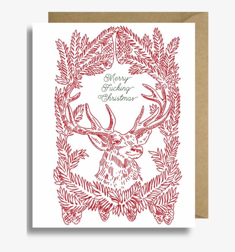 Merry 'effin Christmas - Motif, transparent png download