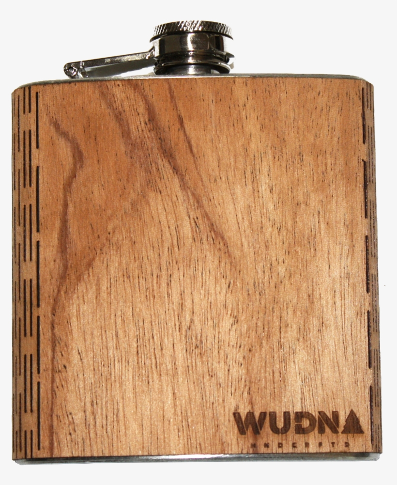 Wooden Hip Flask - Plywood, transparent png download
