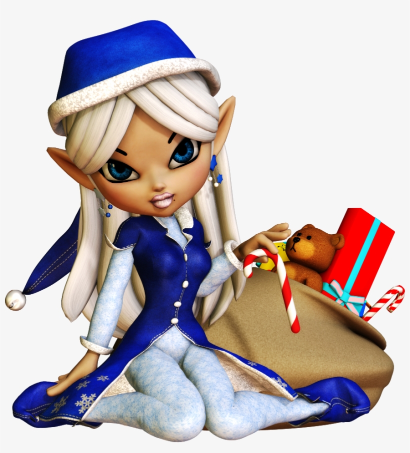 Christmas Day - Christmas Elf Girl Png, transparent png download