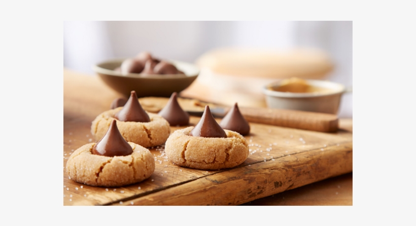Gluten Free Peanut Butter Blossom Recipe - Hersheys Kisses Missing Tips, transparent png download