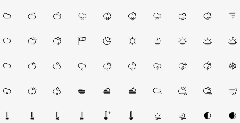 Weather - Icon Type, transparent png download