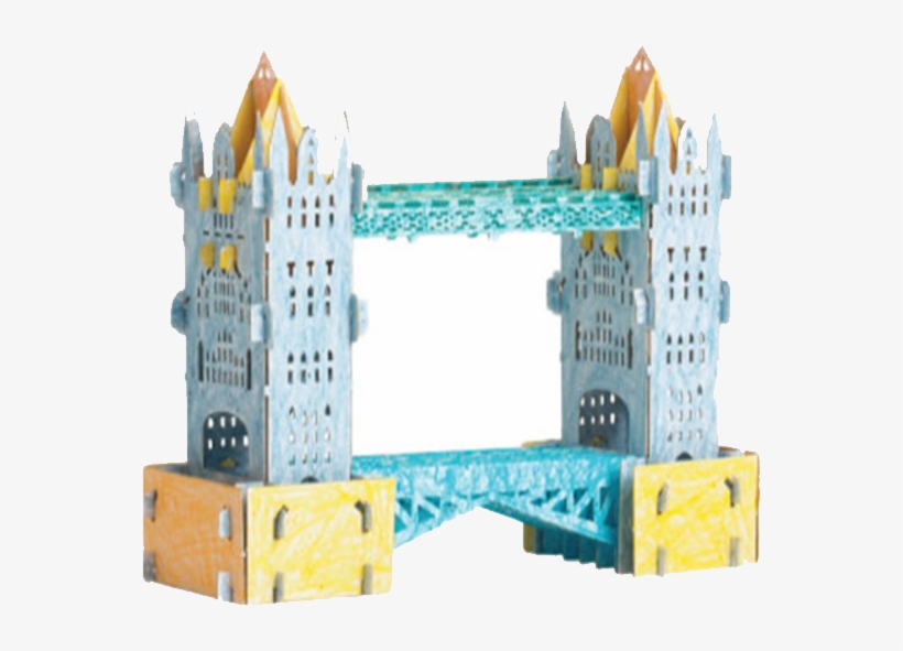 Tower Bridge Puzzlepop Pop Up Card - Construction Set Toy, transparent png download