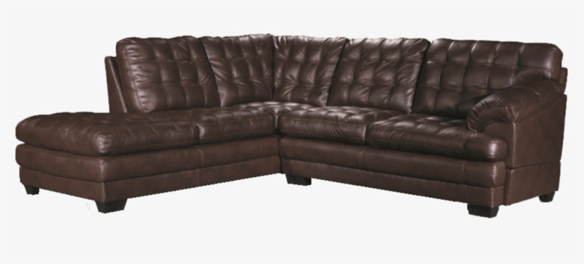 Leather Sectional With Right Or Left Facing Chaise - Candelas Hoekbank, transparent png download