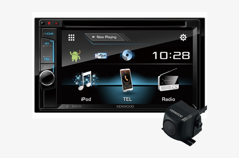 Kenwood Ddx4017bt Cmos130 - Kenwood Usb Aux Double Din, transparent png download
