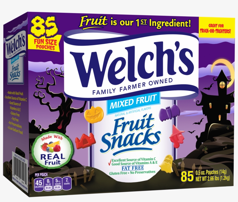 Welch's Halloween Fruit Snacks - Welch's Snack Fruit, transparent png download