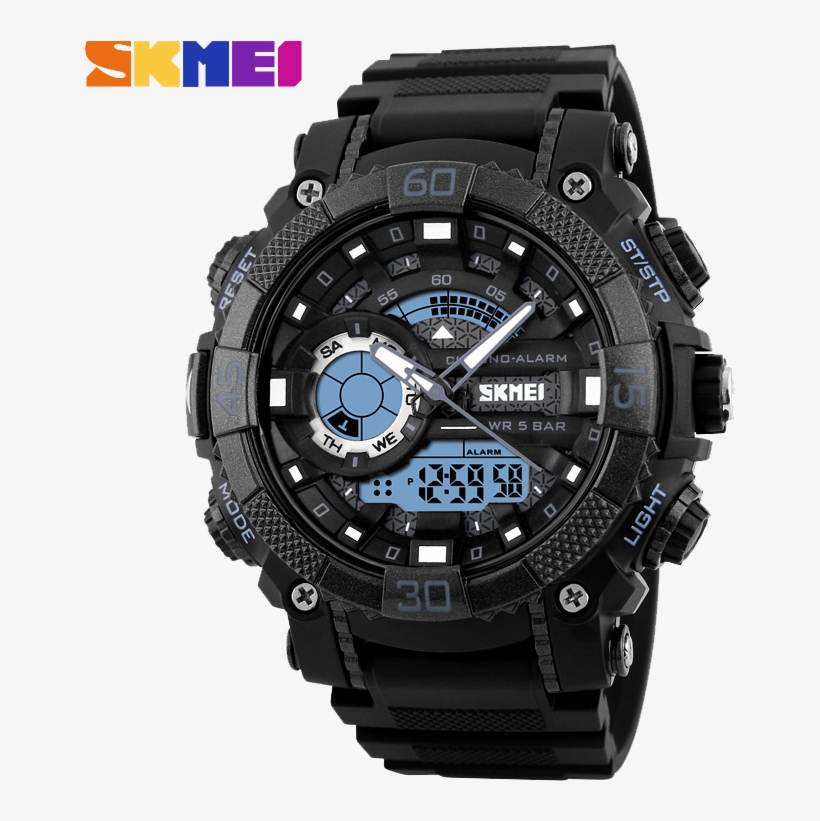 Skmei High Quality Outdoor Led Digital Watches Men - Skmei 1228, transparent png download