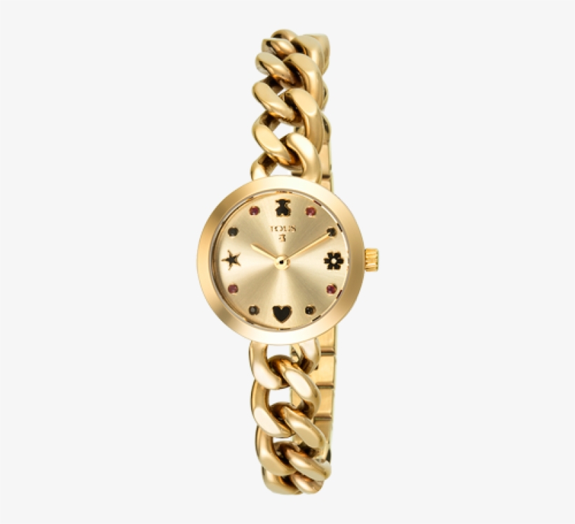 Reloj Dorado Mujer Tous, transparent png download